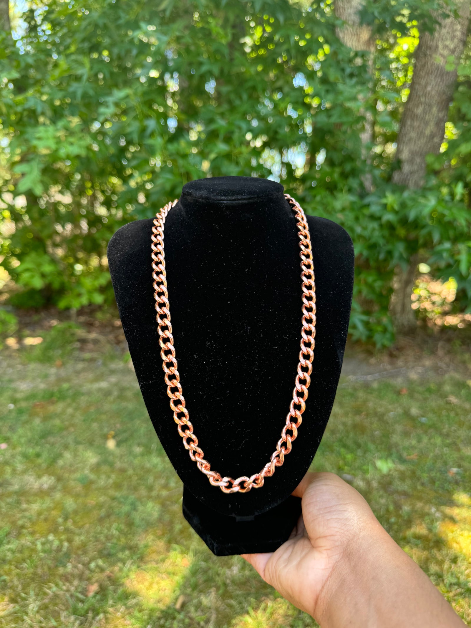 Regular Copper Cuban Link Chain