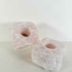 Rose Quartz Tea Light Candle Holder