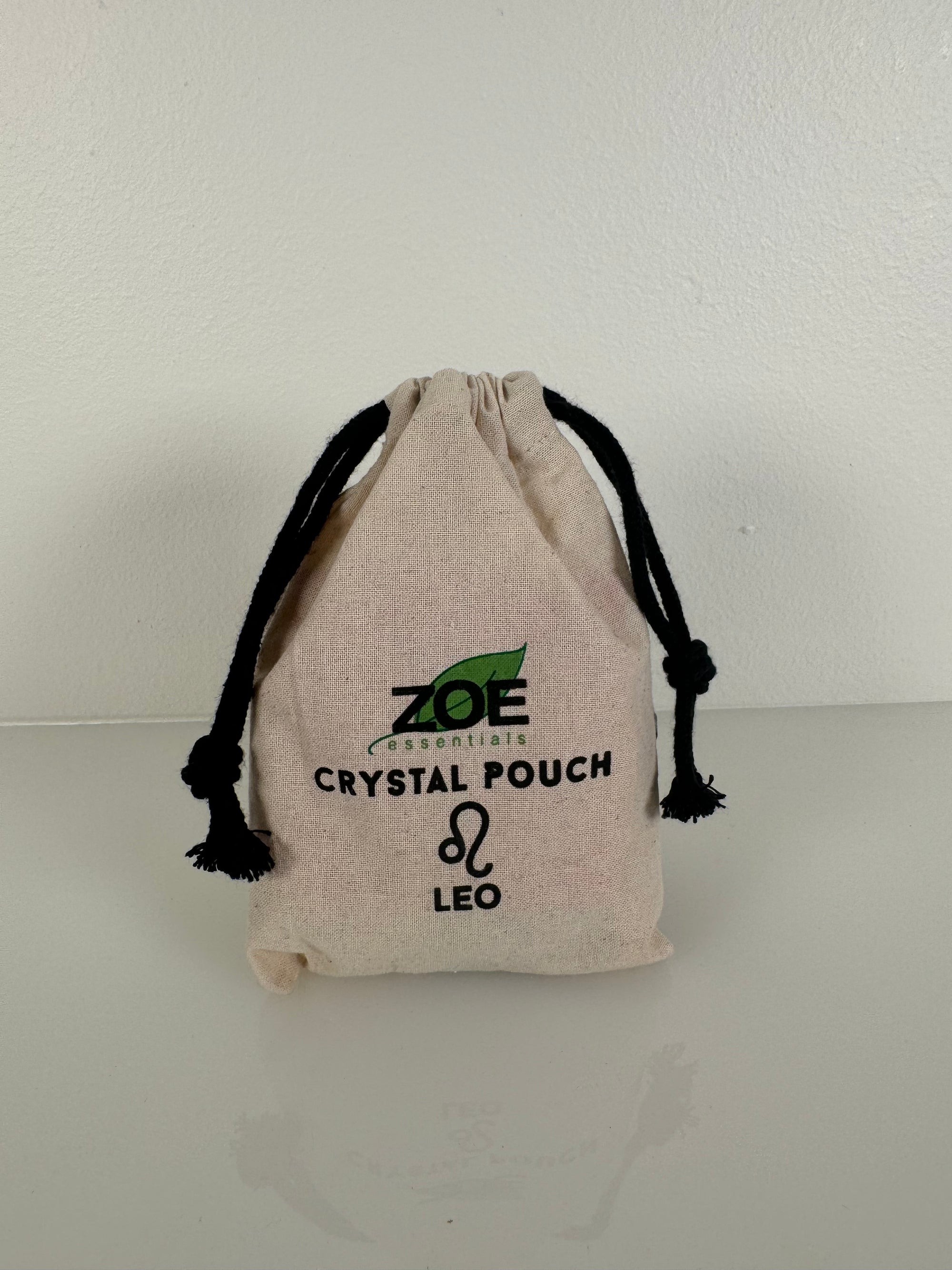 The Leo Zodiac Crystal Pouch