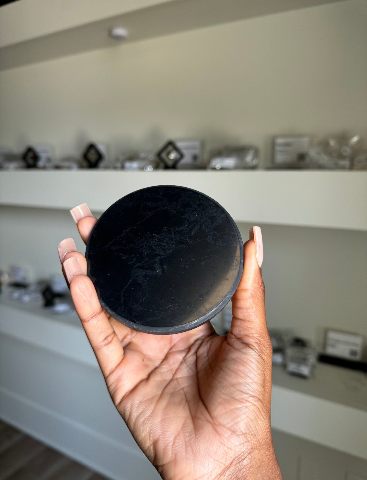 Shungite Circle Plate