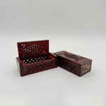 Brass Inlaid Wooden Boxes