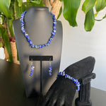 "Lana" Lapis Lazuli Matching Jewelry Set