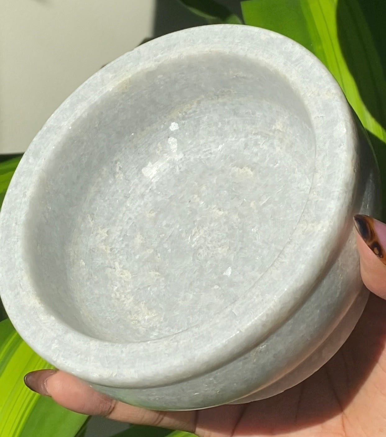 White Marble Mortar & Pestle