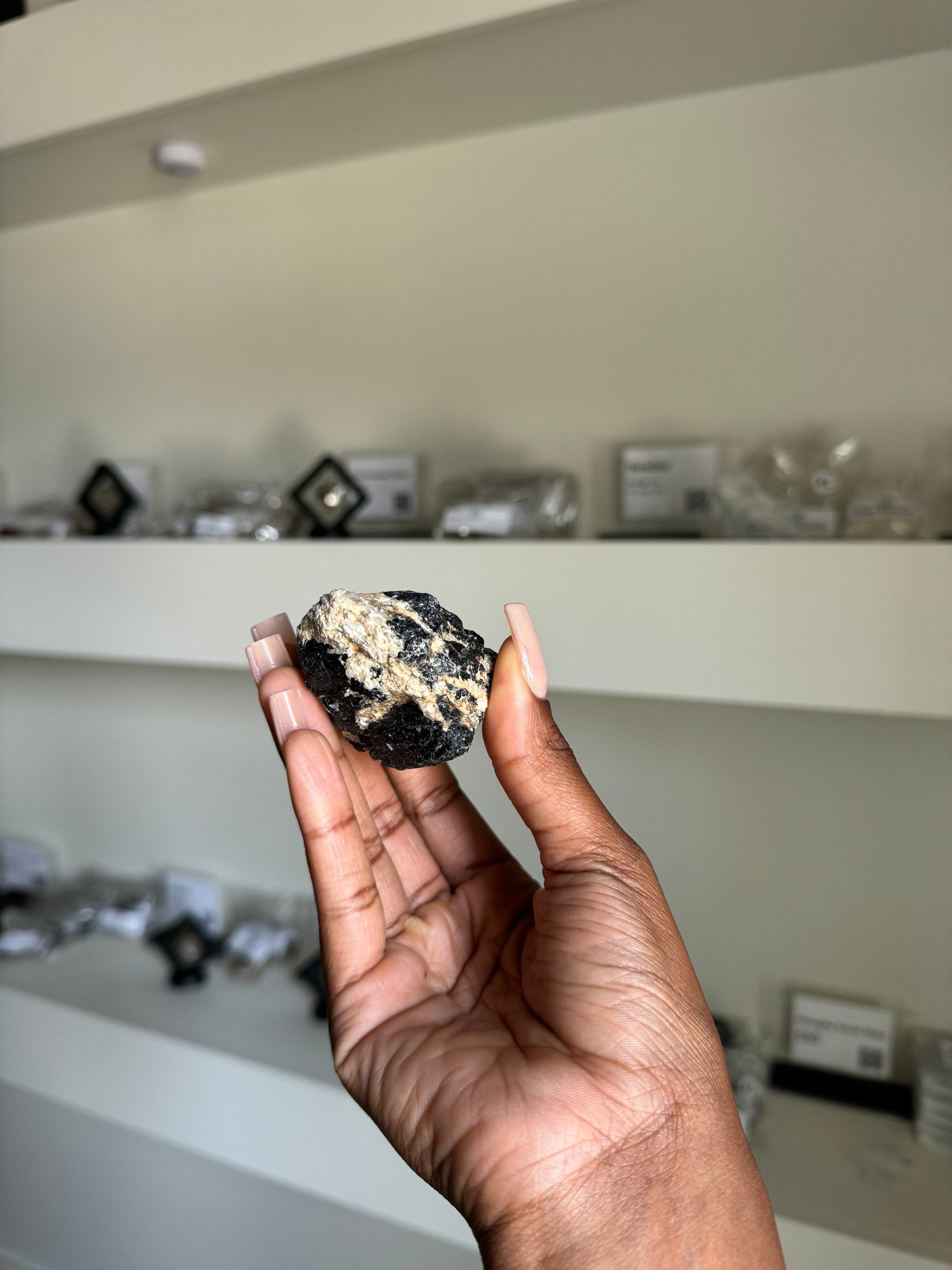 Black Tourmaline, Mica, & Quartz