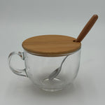 Bamboo Steeping Glass Mug