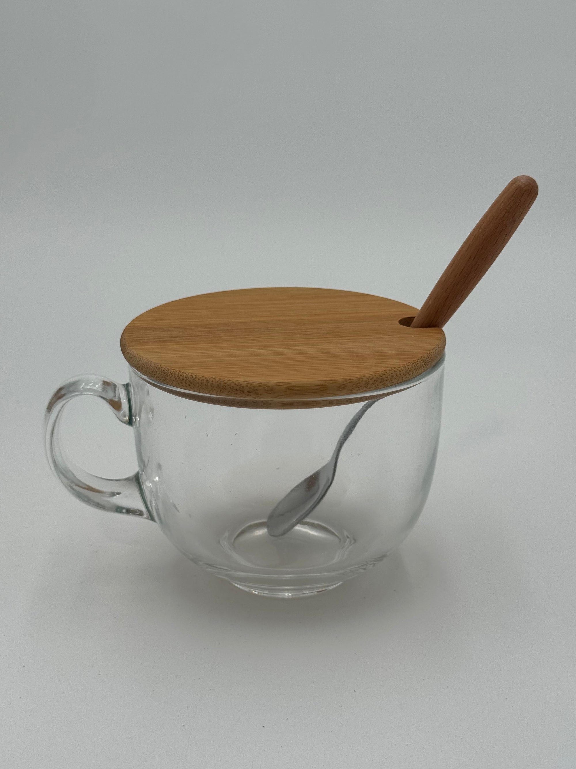 Bamboo Steeping Glass Mug