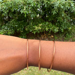 Skinny Copper Adjustable Bangles