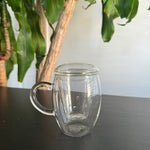 "Lila" Glass Steeping Mug