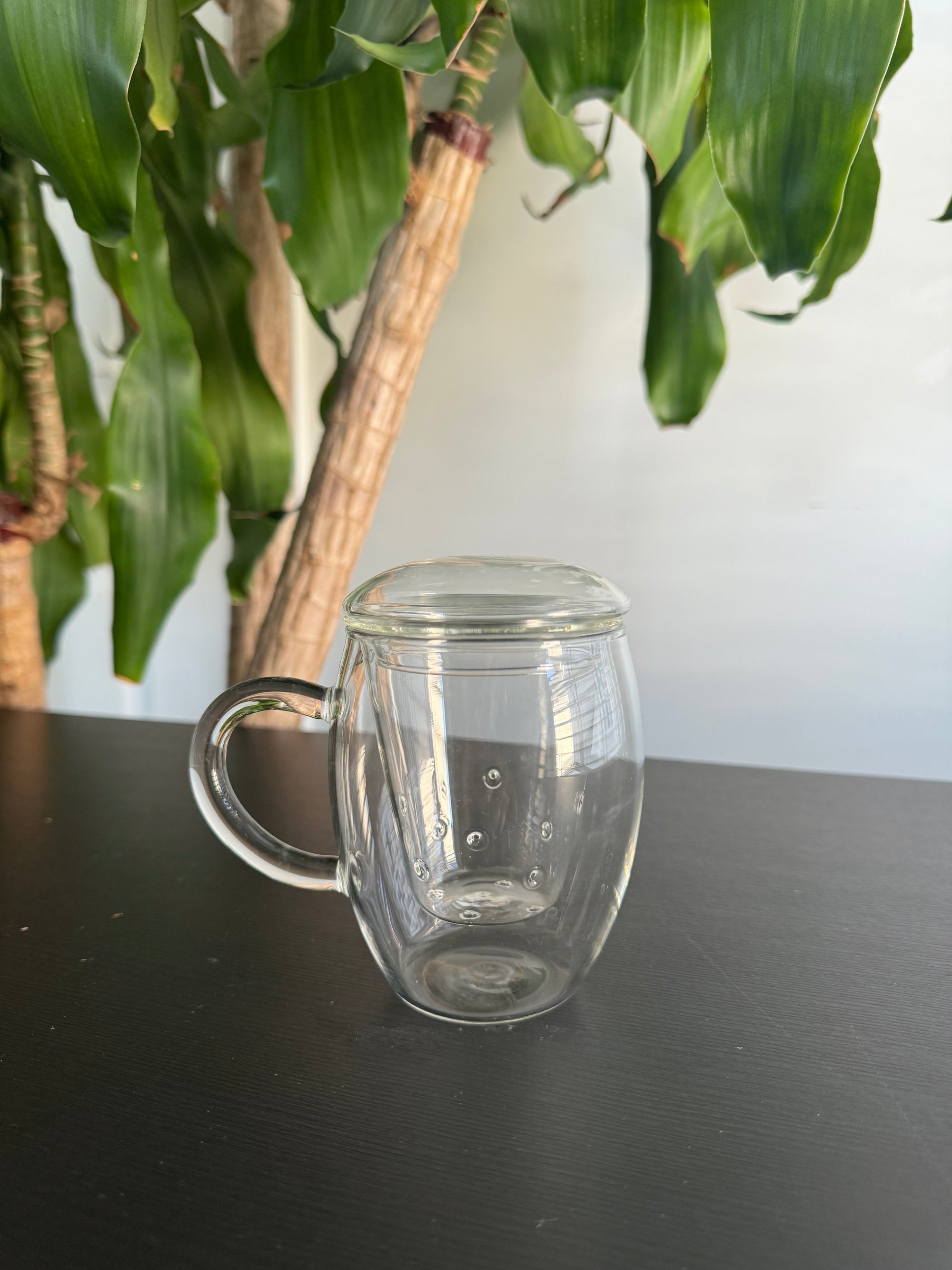 "Lila" Glass Steeping Mug