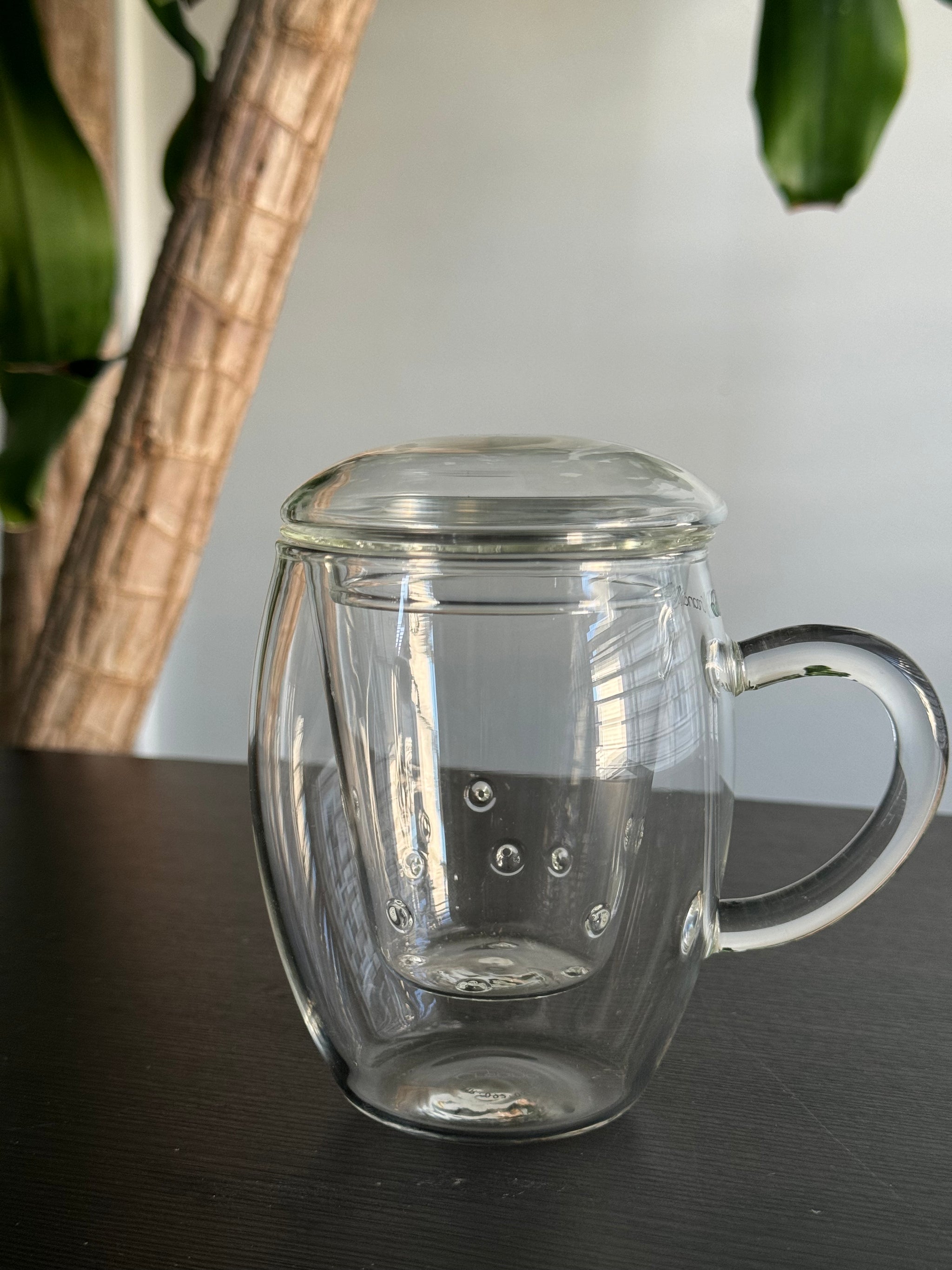 "Lila" Glass Steeping Mug