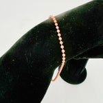 Copper Beaded Bracelet-skinny