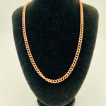 Copper Cuban Link Chain -Medium