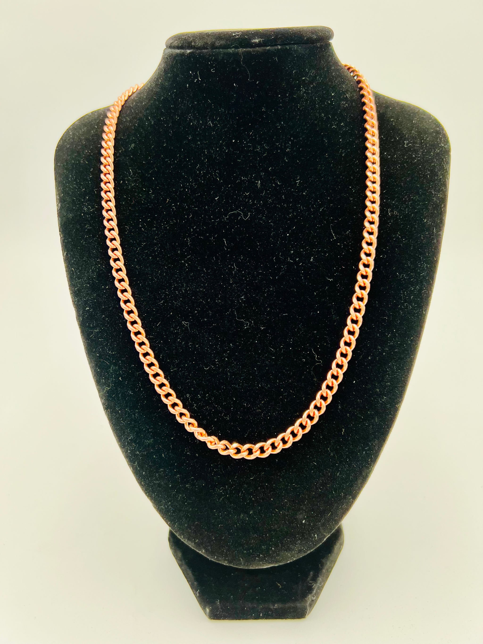 Copper Cuban Link Chain -Medium