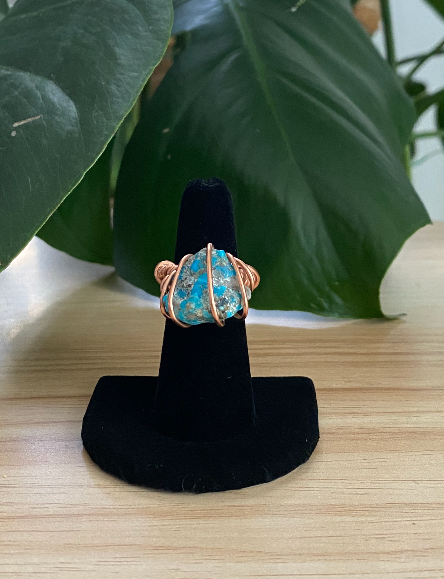 Turquoise Copper Ring