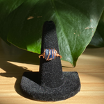 Iolite Copper Ring