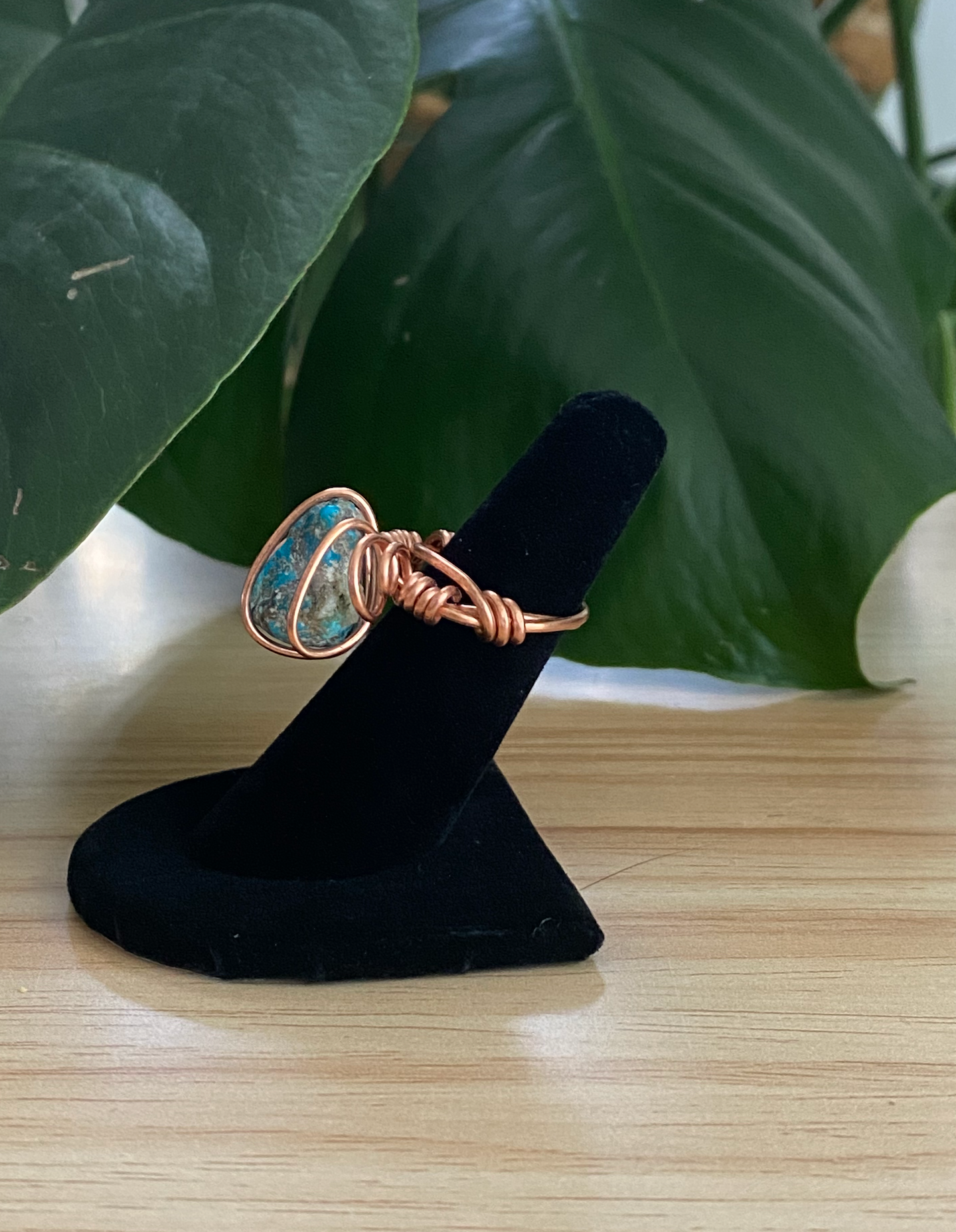 Turquoise Copper Ring