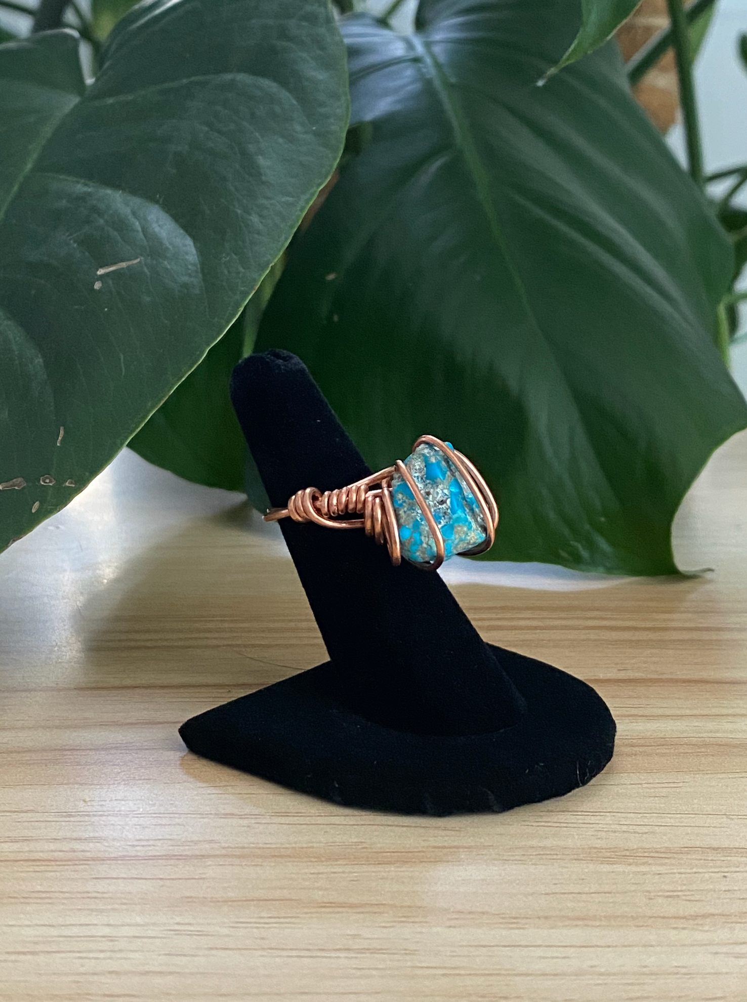 Turquoise Copper Ring